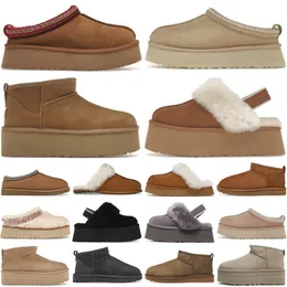 Australia Winter Tazz Tasman Disquette Slipper Funkette Kapcieczki Scuffette II Klasyczna Ultra Mini But Platform