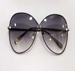 0842 Nickie -Sonnenbrille für Frauen Blackgrad Gradienten Gafa de Sol Männer Schattierungen UV400 Schutz Eyewear mit Case2445726