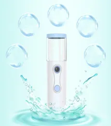 Nano Mist Spreyer Body Facial Nebulizer vaporizador mini hidratante hidratante portátil Sprayer portátil Cuidado de pele Ferramentas de spray de face EE9071652