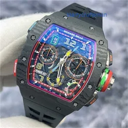 Роскошные наручные часы Richamills Automatic Windling Tourbillon Watches Richamills RM6501O Riginalc Asem F1 8KR Oseg Oldm Ateriala ndl Aterc, повешенная на TP wn-ewqs
