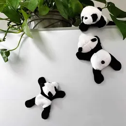 Fridge Magnets Plush Panda Fridge Magnet Decorative Magnet Cartoon Plush Animal Fridge Magnet Panda Cultural Creativityz240603