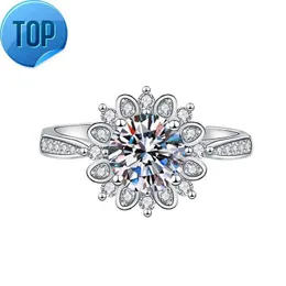 Wholesale Silver Cheap Simulation Moissanite Diamond Engagement Womens Ring