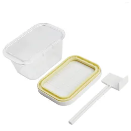 Storage Bottles Kitchen Tool Butter Box 1 Pcs 14 10 8.5cm 2in1 Cheese Plastic Sealed Container Slicer Stainless Steel Brand