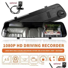 Car Dvr Car Dvrs Ips Sn Dvr Mirror Dash Camera Cam Dual Lens Fl Hd Drive Recorder Streaming Rear View J220601 Drop Delivery Automobile Ot1Bb