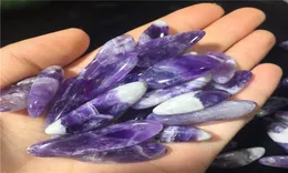 200g Natural Amethyst Long Teeth Crystal Roughs Stones Ore Specimen Crystal Raw Women DIY Pendant Earring Ring Jewerly Carving Mat4600341