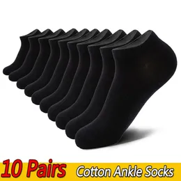 10 пар носки для голеностопного сустава мужчины с низким разрезом носки короткие повседневные спортивные спортивные мужские мужские без размер шоу 611 240603