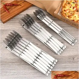Kitchen Knives 3/5/7 Wheels Cutter Dough Divider Side Pasta Knife Flexible Roller Blade Pizza Pastry Peeler Stainless Steel Bakeware T Dhdpa