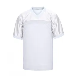 Футбольный футбольный футбольный майк мужской полоса с коротким рукавом уличные рубашки Черно -белая спортивная рубашка UBX17Z2002 0603002