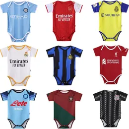 2022 Man U City Infant Jersey Baby Soccer Boys Girlsショートジャンプスーツギフト210810
