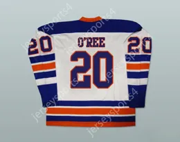 Custom WILLIE O'REE SAN DIEGO GULLS OLD SCHOOL HOCKEY JERSEY Top Stitched S-M-L-XL-XXL-3XL-4XL-5XL-6XL