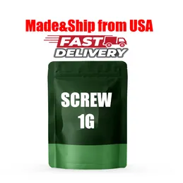 USA warehouse stock 1g cat3 SCREW with empty packaging box bags all include 1gram made in usa