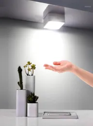 Decoração de festa LED Sensor de movimento humano Light Wireless Night Cabinet Indoor Kitchen Wall Lamps9850565