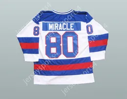 カスタム1980 USA Miracle on Ice Tribute Hockey Jersey Top Stitched S-M-L-XL-XXL-3XL-5XL-6XL