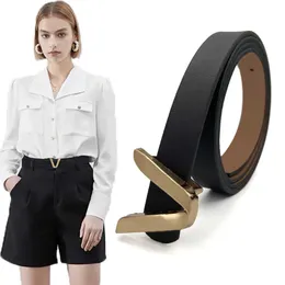 Belts Ceinture en cuir boucle ardillon pour dames ceinture en jean simple version corenne des loisirs mares nouvelle mode G240529