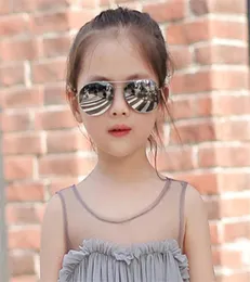 Metal Kids Pilot Solglasögon Dual Beam Baby Boys Girls UV400 Protection Aviation Sun Glasses8576660