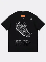 Summer New Board Shoes Collection European and American Designers Sexy Men's and Women's Round Neck Short Sleeve T-shirt Slim Fit Short Top S-3XL