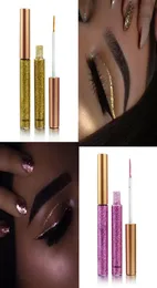 Handaiyan Glitter Liquid Eyeliner Pen 10 Colors Metallic Shine Eye Shadow Liner DHL 1744223