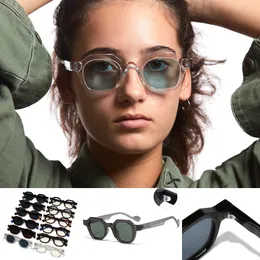 Transparent Designer Sunglasses Small Frame Sunglasses For Women High-End 2024 Uv Protection Polygonal Sunglasses For Men Wholesale 2024 Touring Gafas De Sol