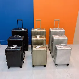 Aluminiumlegierung Koffer Designer Koffer Gepäck mit Rädern Luxusboxen Trolley Hülle Coole Reisen große Kapazitäten Koffer Boarding Case