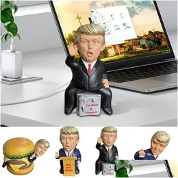 Decorative Objects Figurines Donald Trumpp Figure Funny Toys Deressionn J Trump The America President Collection Resin Sc Homefavor Dhdqk