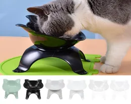 Elevated Bowls For Cats Single Double Cat Bowls Raised Stand Cat Feeding Watering Supplies Dog Feeder Pet Supplies4089987