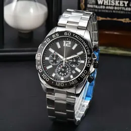 Tag Heure F1 -Serie Watch Top Luxury Tag Uhr Chronograph 42mm Uhren alle Stahlgurt Männer Sapphire Zifferblatt Armbanduhren 92A9