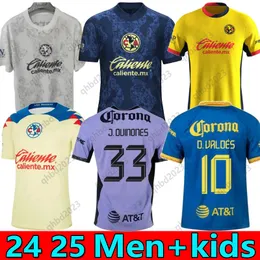 24 25 S-4XL LIGA MX Club America soccer Jerseys R.MARTINEZ 2025 2024 D.VALDES PEDRO B.RODRIGUEZ FIDALGO shirt A.ZENDEJRS HENRY F.VINAS Football uniform men kids kits sets