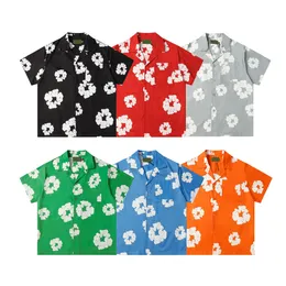 Designer Men's Shirts Bubble Cotton Wreath Shirts Street Casual Tee Summer Outdoor Tshirt Hip Hop Tshirts Overdized Tees Daily Outfit Loverstops S-XL
