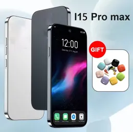 I15 Pro Max 휴대폰 7.3 인치 스마트 폰 4G LTE 5G 스마트 폰 16GB RAM 1TB 카메라 48MP 108MP 얼굴 ID GPS 옥타 핵심 안드로이드 휴대폰 고 구성 고 사양
