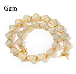 Gu Meng039s New Zircon Love Hip Hop InsファッションセーターネックレスMen039sおよびWomen039S同じネックレスAccsori1942604