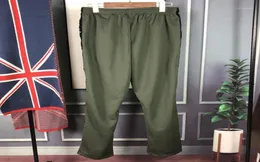 Nakış Şeridi Kapital Swearpants Erkek Kadın Yüksek Kaliteli Pantolon Yeşil Ordu Yeşil Kırmızı Şarap Pantolonları Pamuk Men039S7967472
