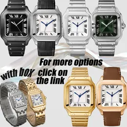 mechanische Mode Luxus- und Damen Uhren Edelstahl wasserdichte Saphirglas Super Luminous Watch 22mm 27 mm