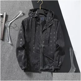 Herrenjacken Designer mit Kapuzenjacke Aldt Männer Frauen Mode Windbrecher Sportswear Outerwear Reißverschlussmäntel Drop Lieferbekleidung Herren Dhsiu