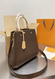 2021 luxurys designers Handbags Purses MONTIGNE Bag Women Tote Brand Letter Embossing Leather Shoulder Bags crossbody4905071