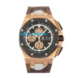 Audemar Pigue Luxury Watches Mechanical Chronograph Watch AP Royal Oak Off Offshore Auto Ceramique Hommes Montre Stdk