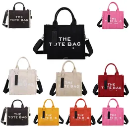 Borsa di design da tote borsetto da donna in tela di tela trasversale shopping di lusso di lusso popolare borsetta nera grande borsetta abbinata quotidianamente
