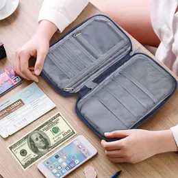 Kits de higiene pessoal Acessório de viagens de viagens Titular do passaporte homem homens homens multifunction Id Id Card Bag Organizer Document Storage Money