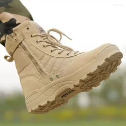 Casual Shoes Men Desert Tactical Military Boots Mens Worka Safty Army Combat Military Tacticos Zapatos Feamle
