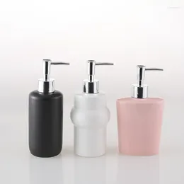 Flüssige Seifenspender kreativer Keramiklotion Flasche Badezimmer Hand Sanitierer Pressendekoration Ornamente