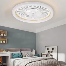 Minimalistischer moderner Deckenventilator mit leichter Fernbedienung Schlafzimmer Dekoration Ventilation Energiesparend und still