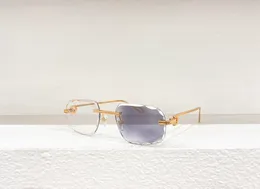 Ciąg okulary przeciwsłoneczne Złote bezszrażone ultrafioletowe przebarwie