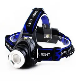 3000LM Rechargeable 2 LED Headlamp 3 Modes Zoom Headlight Use 18650 Battery Torch Waterproof Bicycle Camping Hiking Lamp6533194