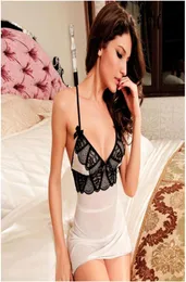 S6XL Plus Size Sexy weiße Dessous Unterwäsche Babydoll Chemise Pyjamas Kleider S M L XL 2XL 3XL 4XL 5XL 6XL27511363915