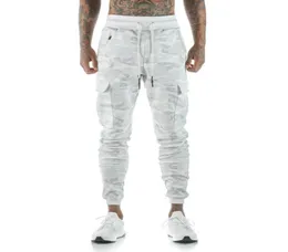 Godlikeu Summer Mens Cargo Pants Camo Winter Casual White Camouflage Fitness Sport Training Prouts7914809