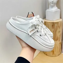 Womens Backless Mesh Running Sneakers: Breathable Tennis