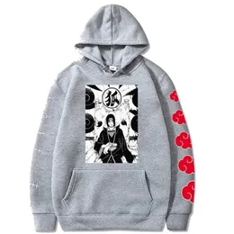 Naruto Uchiha Itachi Anime Print Women's akatsuki hoodie