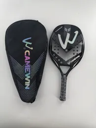 Padel Racket 3k Carbon Fiber Surface with EVA Memory Flex Foam Core Tennis Racquets Outdoor Sports For Men Women 240411