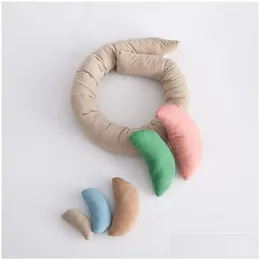 Keepsakes Born Head Posing Crescent Pillow 100 Days Baby Pography Shoot Positioner Cushion Accessories 240118 Drop Delivery Kids Mater OT39U