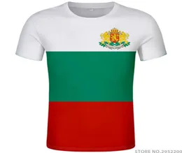 Bulgarien T -Shirt DIY Custom Made Name Number BGR Country Tshirt Nation Flagge BG Bulgarisch Black College Print Po Clothes 7409032