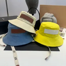 Mens Womens Wide Brim Hats Designer Bucket Hat для женщин потерпел кепку Сто универсальный универсальный топ